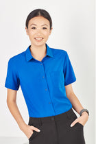 BIZCARE Womens Easy Stretch Short Sleeve Shirt