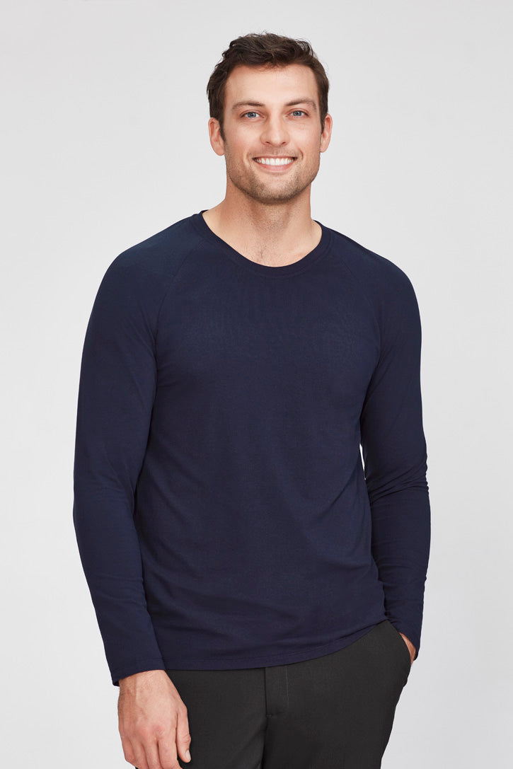 Performance Mens Cotton Long Sleeve Tee