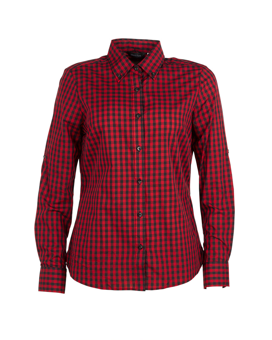 ACTIV EMBROIDERY DESIGNS. IDENTITTEE Barrett L/S Shirt (Ladies)