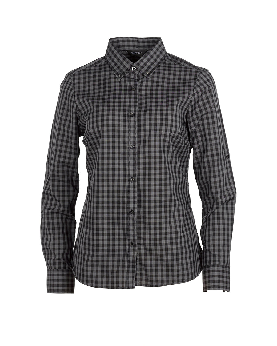 ACTIV EMBROIDERY DESIGNS. IDENTITTEE Barrett L/S Shirt (Ladies)
