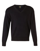 Unisex Wool/ Acrylic V-Neck Jumper