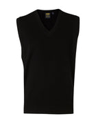 Unisex Wool/ Acrylic V-Neck Vest