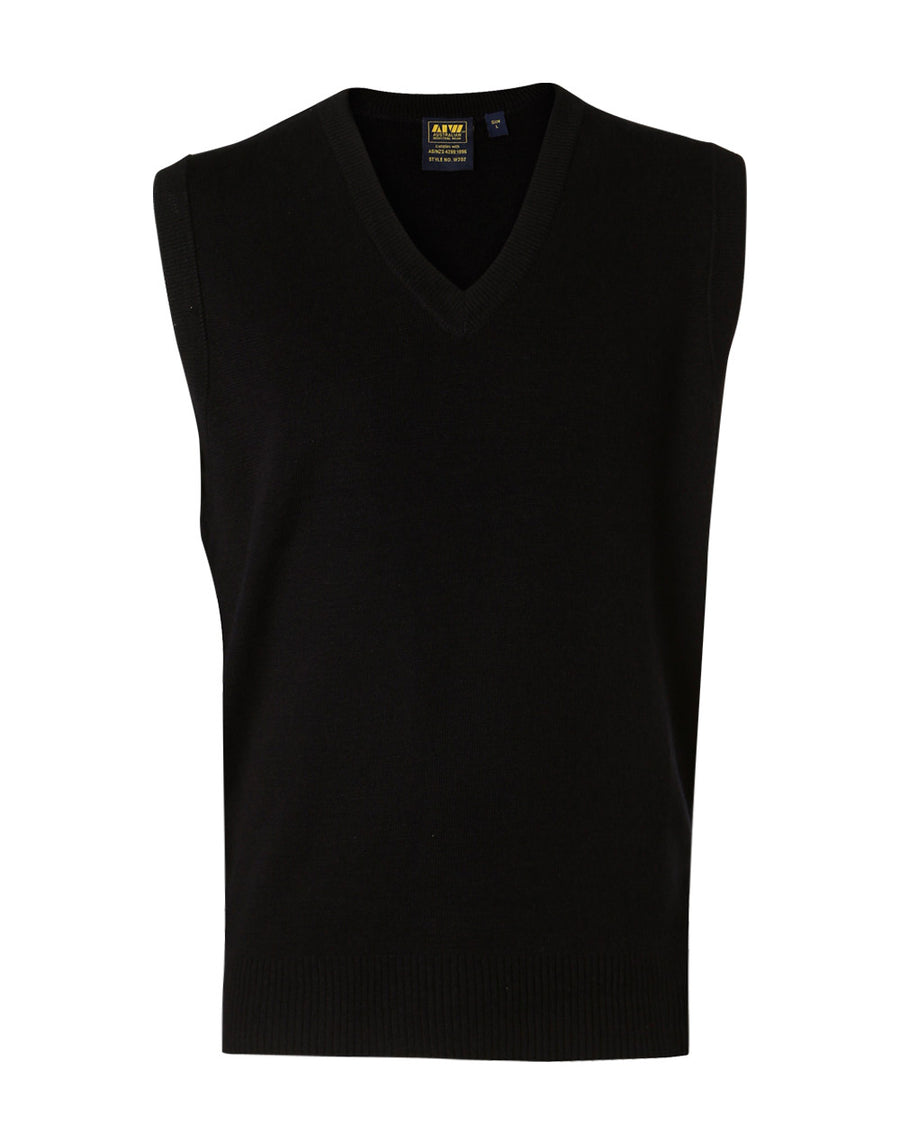 Unisex Wool/ Acrylic V-Neck Vest