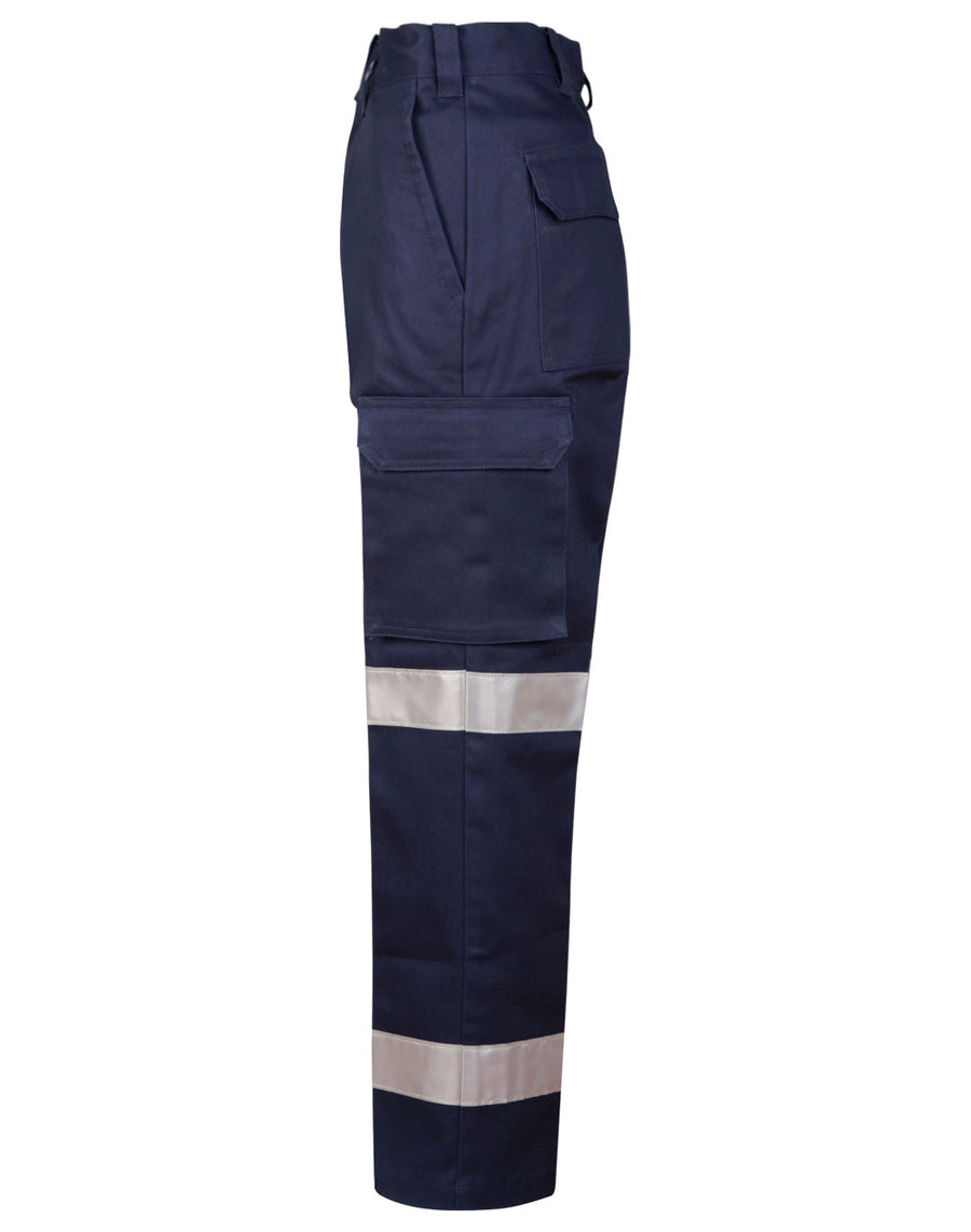 Heavy Cotton Drill Pre-Shrunk Cargo Safety Pants (Mens)