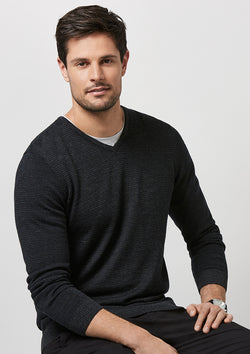 ACTIV EMBROIDERY DESIGNS.MENS ORIGIN MERINO PULLOVER