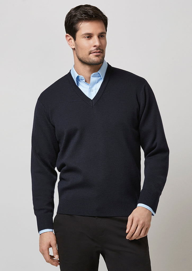 ACTIV EMBROIDERY DESIGNS. UNIFORMS. WOOLMIX PULLOVER. MENS.