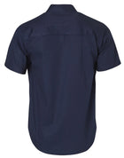 155gsm Cool-Breeze Cotton Short Sleeve Work Shirt (Mens)