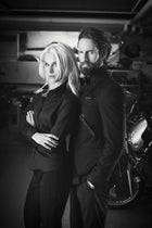 ACTIV EMBROIDERY DESIGNS. UNIFORMS. Green Bow 01 Shirt (Mens and Ladies), JAMES HARVEST.