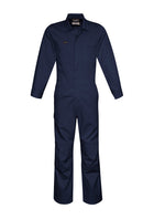 ACTIV EMBROIDERY DESIGNS. UNIFORMS. LIGHTWEIGHT COTTON DRILL OVERALL. MENS.