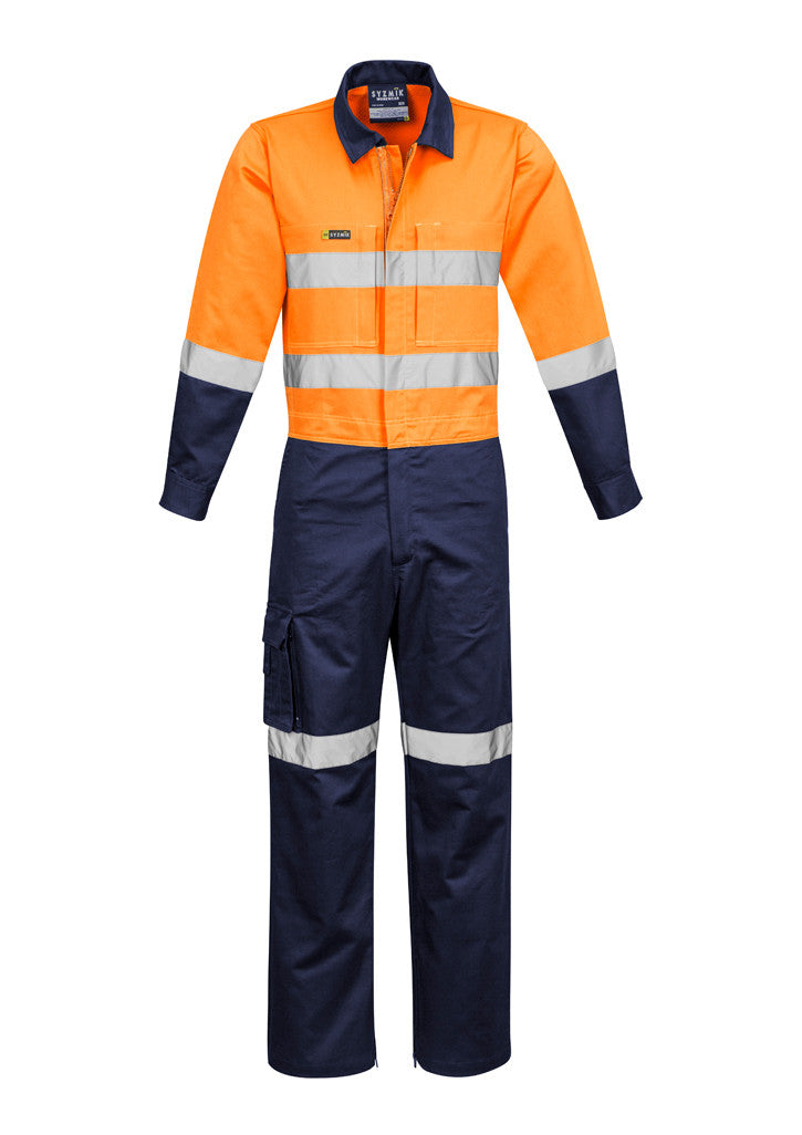 ACTIV EMBROIDERY DESIGNS. UNIFORMS. RUGGED COOLING TAPED OVERALLS. MENS.
