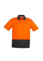 ACTIV EMBROIDERY DESIGNS, SYZMIK WORKWEAR, Unisex Hi Vis Basic Spliced Polo - Short Sleeve