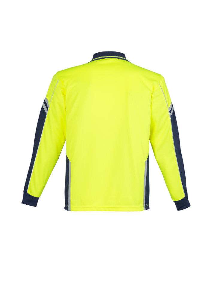 Hi Vis Squard L/S Polo (Mens)