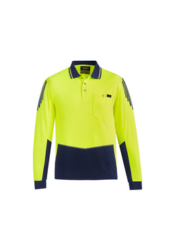Hi Vis Flux L/S Polo (Mens)