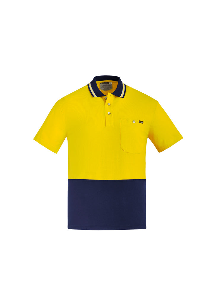 Hi Vis Cotton S/S Polo (Mens)