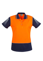 ACTIV EMBROIDERY DESIGNS, SYZMIK WORKWEAR, Hi Vis Zone Polo (Womens)