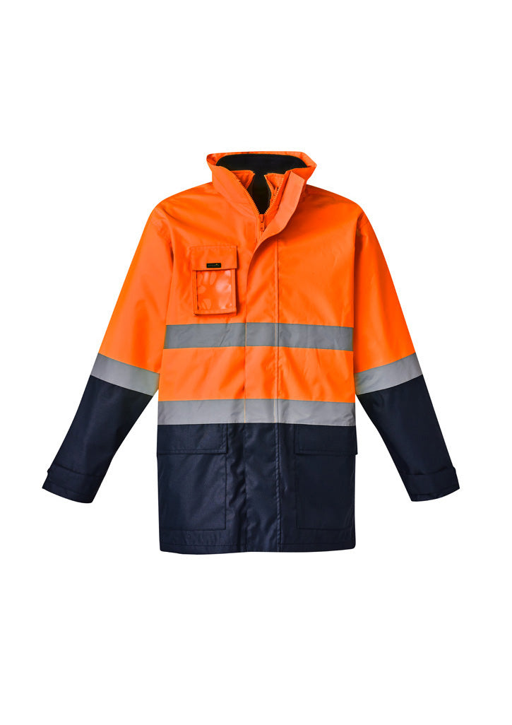 Hi Vis Basic 4 In 1 Waterproof Jacket (Mens)