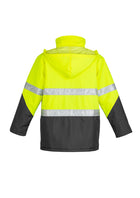 ACTIV EMBROIDERY DESIGNS. UNIFORMS. HI VIS STORM JACKET. MENS.