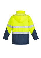 ACTIV EMBROIDERY DESIGNS. UNIFORMS. HI VIS STORM JACKET. MENS.