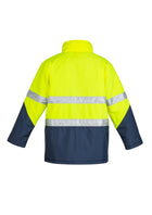 ACTIV EMBROIDERY DESIGNS. UNIFORMS. HI VIS STORM JACKET. MENS.