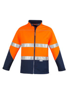 ACTIV EMBROIDERY DESIGNS. UNIFORMS. HI VIS SOFT SHELL JACKET. UNISEX.