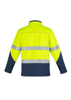 ACTIV EMBROIDERY DESIGNS. UNIFORMS. HI VIS SOFT SHELL JACKET. UNISEX.