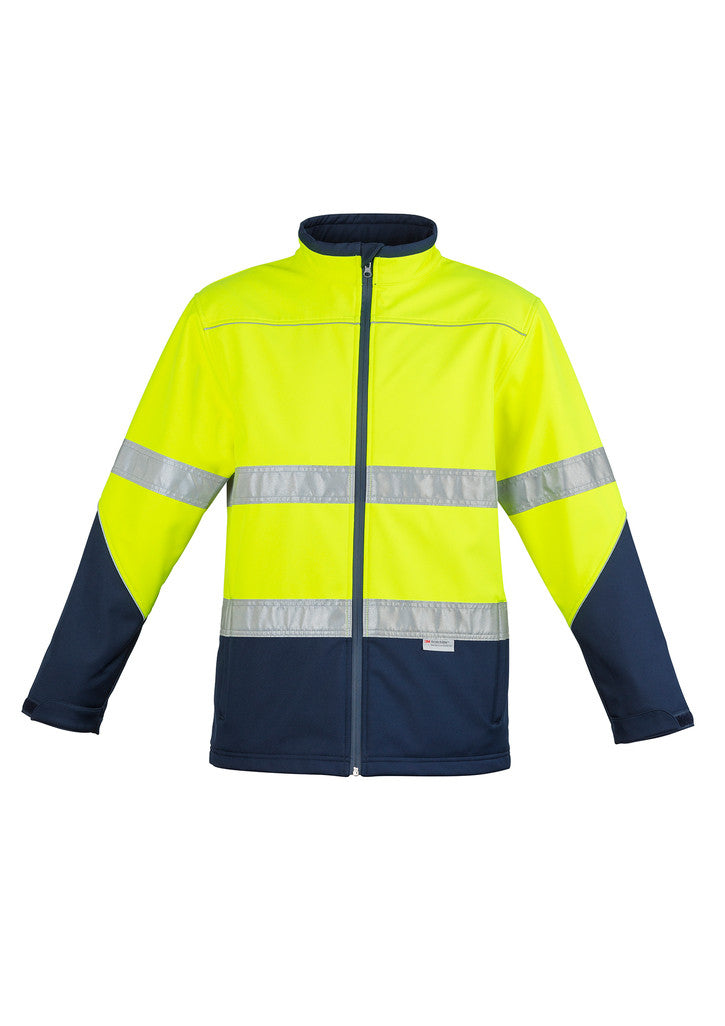 ACTIV EMBROIDERY DESIGNS. UNIFORMS. HI VIS SOFT SHELL JACKET. UNISEX.