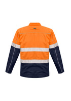 ACTIV EMBROIDERY DESIGNS. UNIFORMS. HI VIS COTTON DRILL JACKET. MENS.
