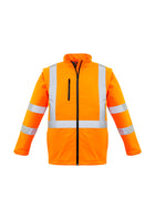 ACTIV EMBROIDERY DESIGNS. UNIFORMS. HI VIS 2 IN 1 X BACK SOFT SHELL JACKET UNISEX.
