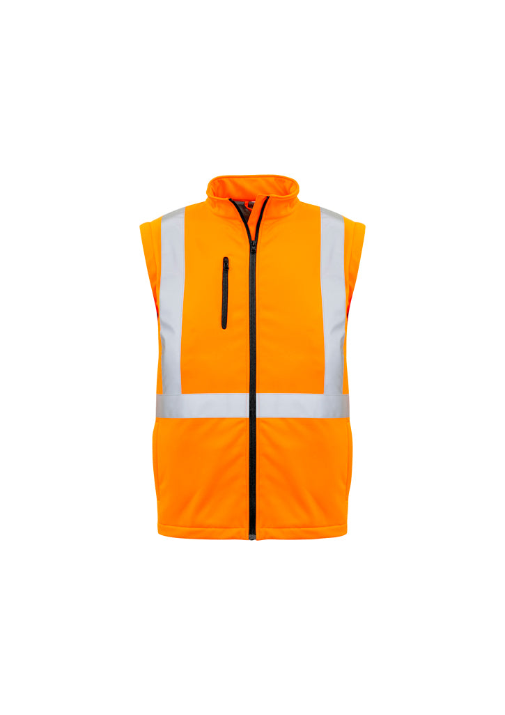 Hi Vis 2 in 1 X Back Soft Shell Jacket (Unisex)