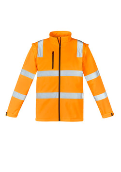 ZJ780 SYZMIK Unisex Hi Vis Vic Rail 2 in 1 Softshell Jacket
