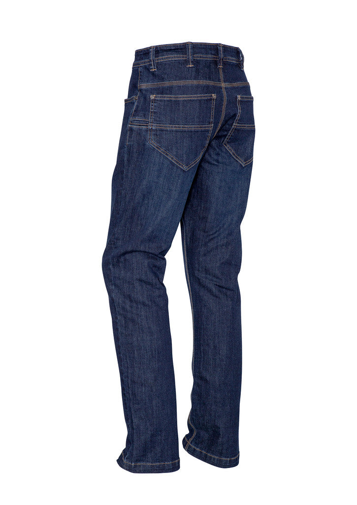 ACTIV EMBROIDERY DESIGNS. UNIFORMS. STRETCH DENIM WORK JEANS. MENS.