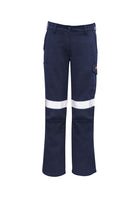 ACTIV EMBROIDERY DESIGNS. UNIFORMS. FIRE ARMOUR TAPED CARGO PANT. LADIES.