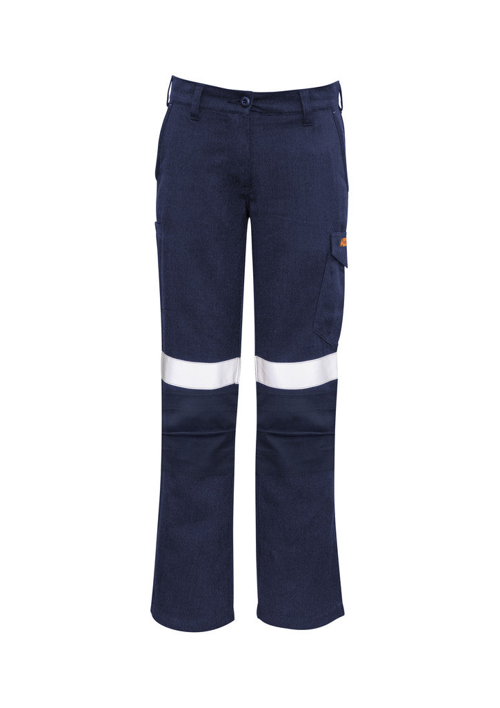 ACTIV EMBROIDERY DESIGNS. UNIFORMS. FIRE ARMOUR TAPED CARGO PANT. LADIES.