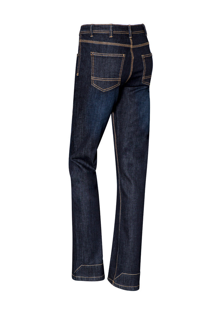 ACTIV EMBROIDERY DESIGNS. UNIFORMS. STRETCH DENIM WORK JEANS. LADIES.