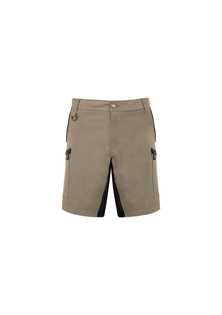ACTIV EMBROIDERY DESIGNS. UNIFORMS. STREETWORX STRETCH SHORT MENS.
