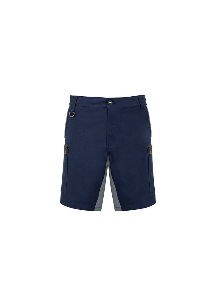 ACTIV EMBROIDERY DESIGNS. UNIFORMS. STREETWORX STRETCH SHORT MENS.