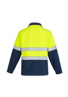 ACTIV EMBROIDERY DESIGNS. UNIFORMS. HI VIS FLEECE JUMPER HOOP TAPED. MENS.