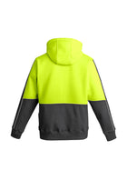 ACTIV EMBROIDERY DESIGNS. UNIFORMS. HI VIS FULL ZIP HOODIE. MENS.