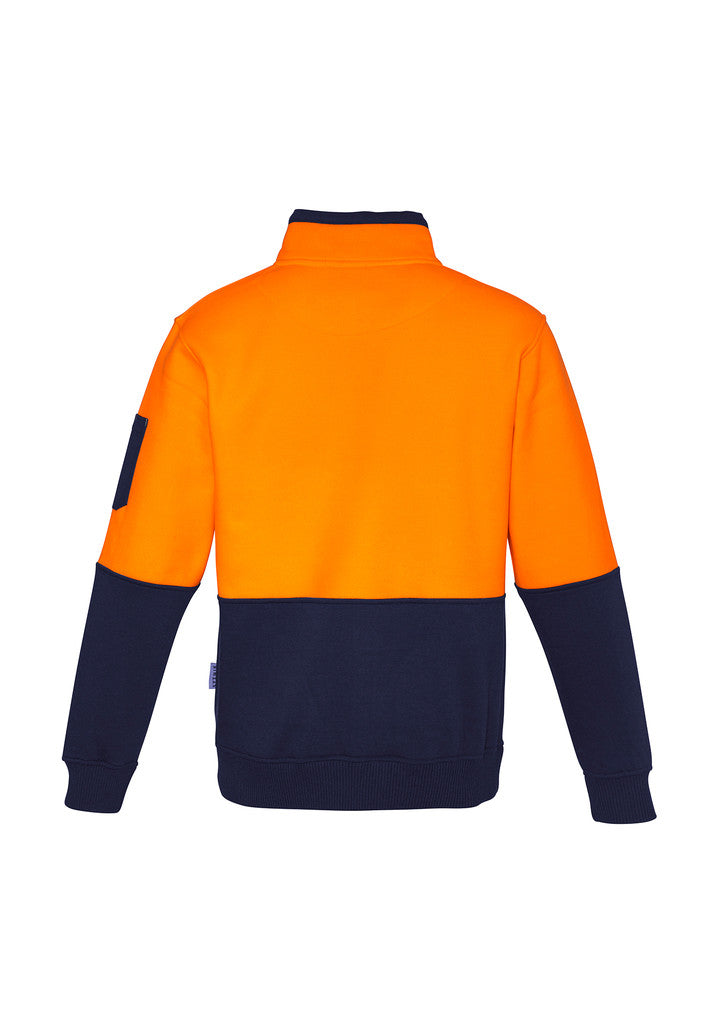 ACTIV EMBROIDERY DESIGNS. UNIFORMS. HI VIS HALF ZIP PULLOVER. UNISEX.