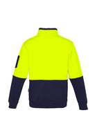 ACTIV EMBROIDERY DESIGNS. UNIFORMS. HI VIS HALF ZIP PULLOVER. UNISEX.