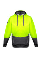 ACTIV EMBROIDERY DESIGNS. UNIFORMS. HI VIS TEXTURED JACQUARD HOODIE. UNISEX.