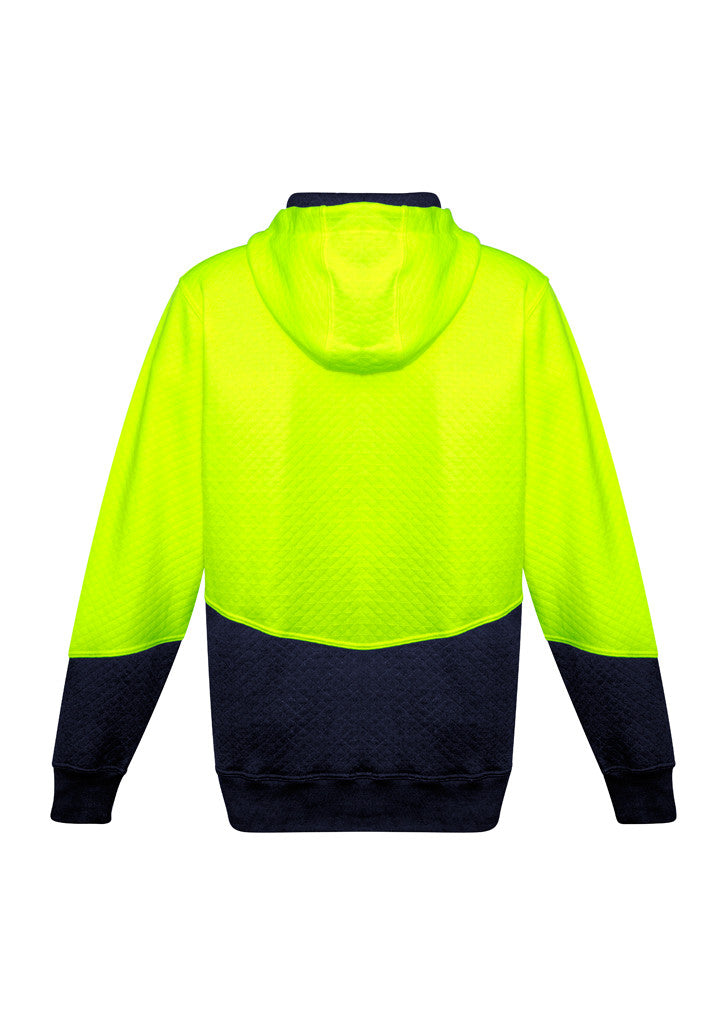 ACTIV EMBROIDERY DESIGNS. UNIFORMS. HI VIS TEXTURED JACQUARD HOODIE. UNISEX.