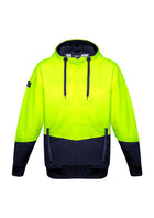 ACTIV EMBROIDERY DESIGNS. UNIFORMS. HI VIS TEXTURED JACQUARD HOODIE. UNISEX.