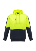 ACTIV EMBROIDERY DESIGNS. UNIFORMS. HI VIS PULLOVER HOODIE UNISEX.