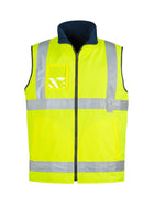 ACTIV EMBROIDERY DESIGNS.SAFTY WEAR.Mens Hi Vis Lightweight Fleece Lined Vest