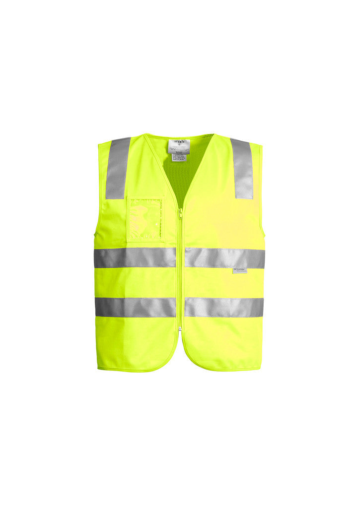 ACTIV EMBRO.IDERY DESIGNS. SAFTY WEAR.Hi Vis Full Zip Vest