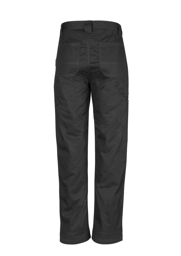 ACTIV EMBROIDERY DESIGNS. UNIFORMS. PLAIN UTILITY PANT. MENS.