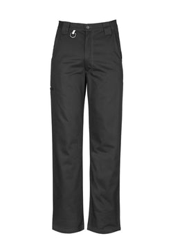 ACTIV EMBROIDERY DESIGNS. UNIFORMS. PLAIN UTILITY PANT. MENS.