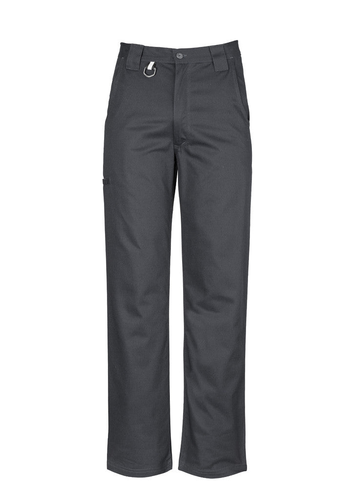 ACTIV EMBROIDERY DESIGNS. UNIFORMS. PLAIN UTILITY PANT. MENS.