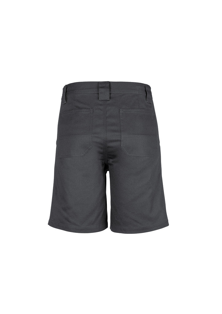 ACTIV EMBROIDERY DESIGNS. UNIFORMS. PLAIN UTILITY SHORT. MENS.